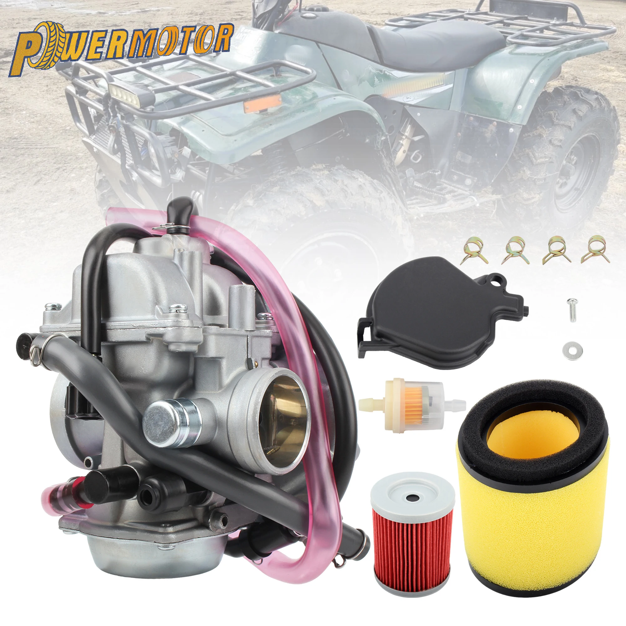 Motorcycle 33mm Carburetor Set For Arctic Cat 250 300 KEF 300A Dirt Bike Carb With Air Filter Motocross Dirt Bike ATV Accessorie
Motorcycle 33mm Carburetor Set For Arctic Cat 250 300 KEF 300A Dirt Bike Carb With Air Filter Motocross Dirt Bike ATV Accessorie