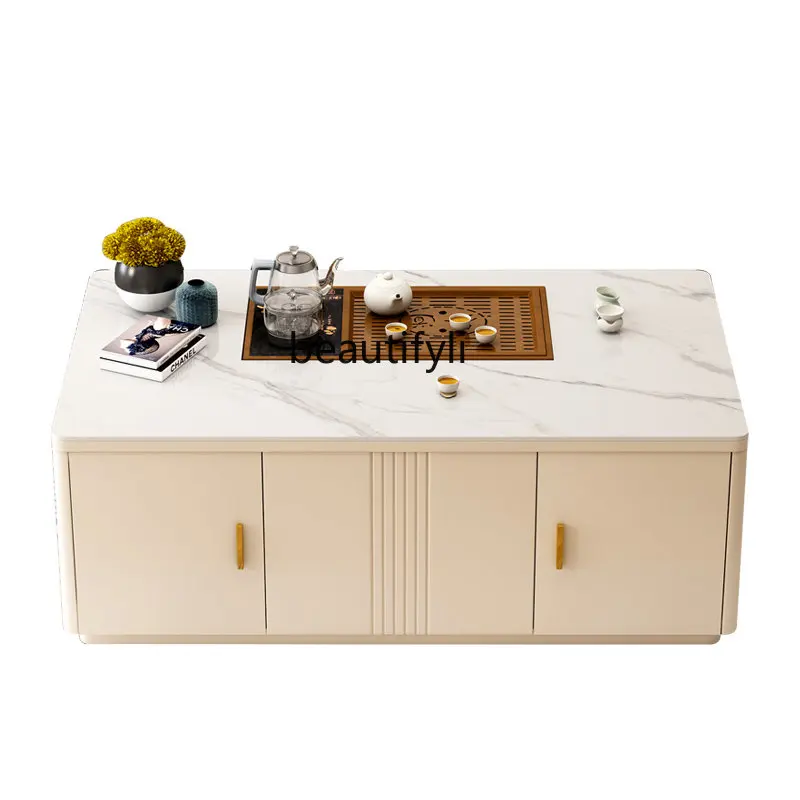 Lifting Stone Plate Kung Fu Coffee Table Tea Table Integrated Tea Making Table Home Living Room Small Apartment Light Luxury
Lifting Stone Plate Kung Fu Coffee Table Tea Table Integrated Tea Making Table Home Living Room Small Apartment Light Luxury