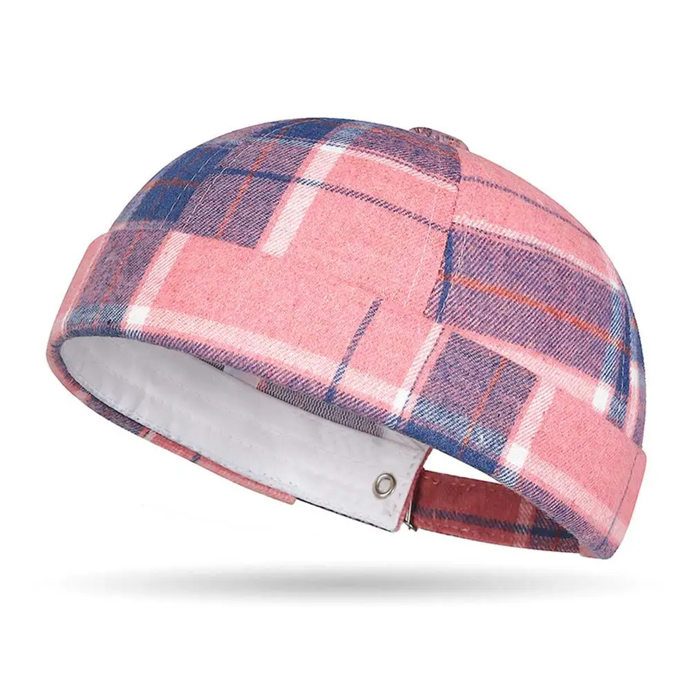 Autumn Melon Skin Cap Plaid Landlord Hat Docker Cap Large Checkered Beanie Hats Adjustable Brimless Hat Unisex Street Melon Caps
Autumn Melon Skin Cap Plaid Landlord Hat Docker Cap Large Checkered Beanie Hats Adjustable Brimless Hat Unisex Street Melon Caps