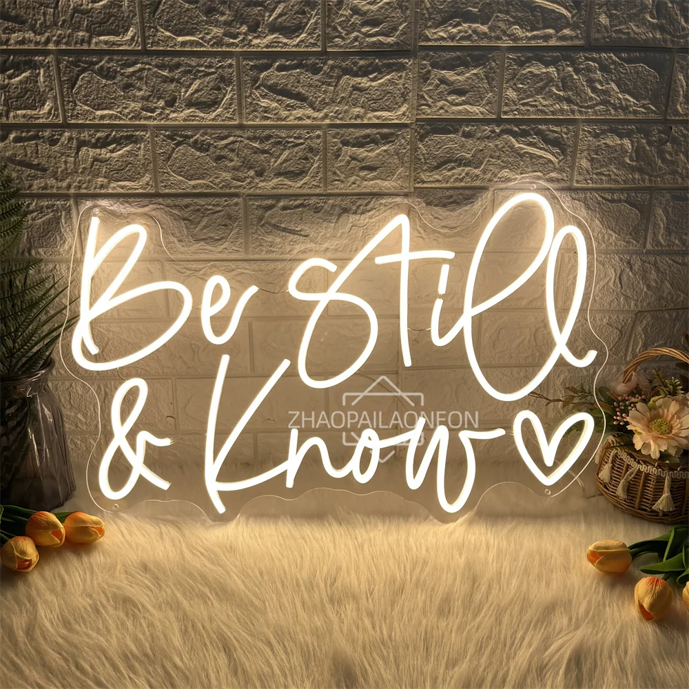 Be Still&Know Neon Sign Wedding Bedroom Decoration Neon Light Signs for Home Room Led Wall Decor LED Neon Signs Birthday Gifts
Be Still&Know Neon Sign Wedding Bedroom Decoration Neon Light Signs for Home Room Led Wall Decor LED Neon Signs Birthday Gifts