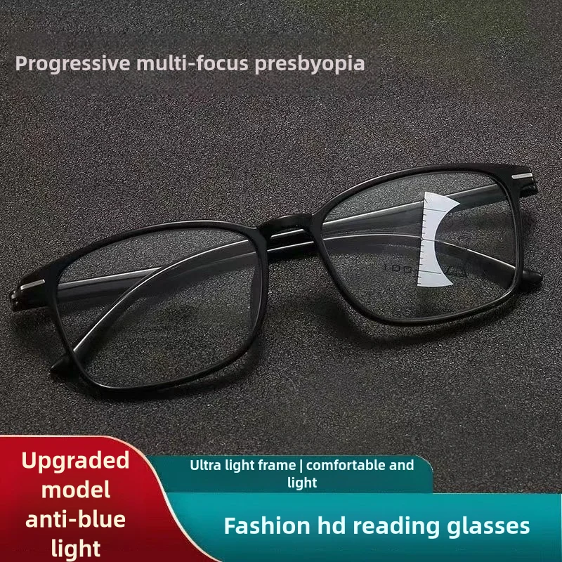 Progressive Multifocal progressive lenses TR90 High Definition Blue Light Blocking Retro Portable Man womans Reading Glasses
Progressive Multifocal progressive lenses TR90 High Definition Blue Light Blocking Retro Portable Man womans Reading Glasses