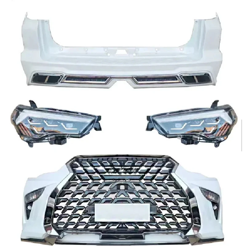 Новый стильный бампер Den Style для Toyota 4Runner 4X4 с решеткой радиатора и заглушками
Новый стильный бампер Den Style для Toyota 4Runner 4X4 с решеткой радиатора и заглушками