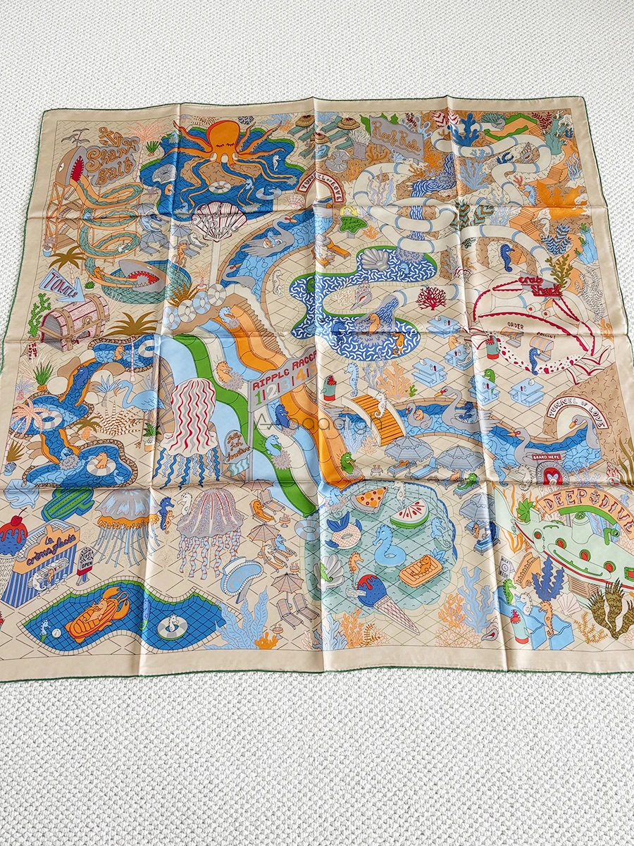Large Silk Scarf Wraps Luxury Brand Mulberry Shawls Bandanas Head Accessories Hair Neck Stole Valentine's Day Gift Big Foulard
Large Silk Scarf Wraps Luxury Brand Mulberry Shawls Bandanas Head Accessories Hair Neck Stole Valentine's Day Gift Big Foulard