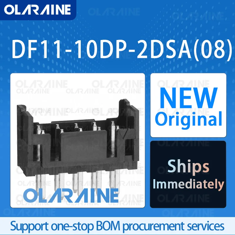 20/50/100Pcs DF11-10DP-2DSA(08) 100% brand new and original IC chip Headers and wire housings Connector 10 Position 2 A
20/50/100Pcs DF11-10DP-2DSA(08) 100% brand new and original IC chip Headers and wire housings Connector 10 Position 2 A