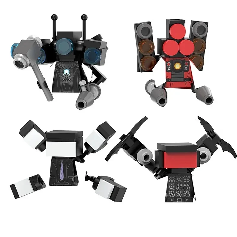 New Skibidi Toilet Mini Action Figures Titan TV Man Speakerman Cameraman Bricks Assembly Building Blocks Toys for Children
New Skibidi Toilet Mini Action Figures Titan TV Man Speakerman Cameraman Bricks Assembly Building Blocks Toys for Children