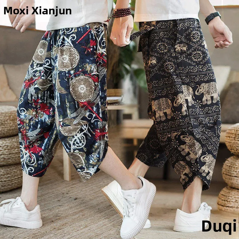 Men's Casual Harem Pants Harajuku Style Seven-Foot Length Printed PVC Fabric Mid-Waist Trousers Summer Season Fashion Brand
Men's Casual Harem Pants Harajuku Style Seven-Foot Length Printed PVC Fabric Mid-Waist Trousers Summer Season Fashion Brand