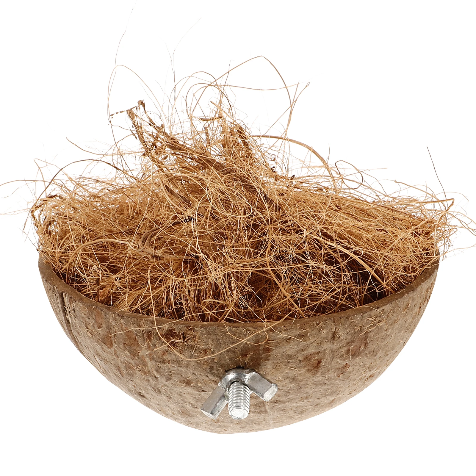 Coconut Shell Bird Nest for Cage Parakeets Durable Nesting Outdoor Hanging Bird House Garden Coconuts Shell Parrot
Coconut Shell Bird Nest for Cage Parakeets Durable Nesting Outdoor Hanging Bird House Garden Coconuts Shell Parrot
