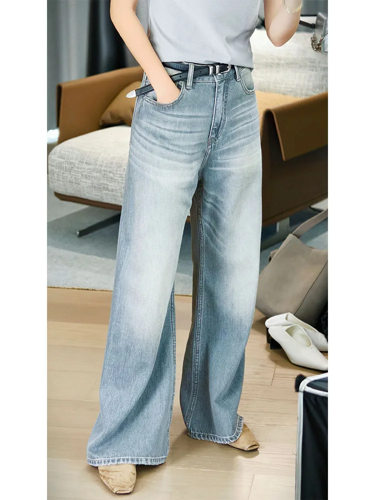 Джинсы MeiYang Ice Cru, прямые, с высокой талией, слегка расклешенные, с эффектом распыления белой краски, повседневные, длинные, синие, на все сезоны
Джинсы MeiYang Ice Cru, прямые, с высокой талией, слегка расклешенные, с эффектом распыления белой краски, повседневные, длинные, синие, на все сезоны