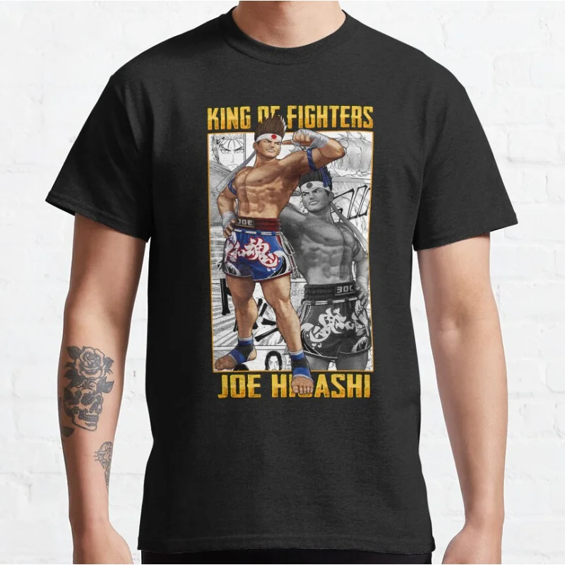 JOE HIGASHI KING OF FIGHTERS 80s Video game Retro fighting videogames T-shirt for men Large size Adult Tops S-6xl
JOE HIGASHI KING OF FIGHTERS 80s Video game Retro fighting videogames T-shirt for men Large size Adult Tops S-6xl