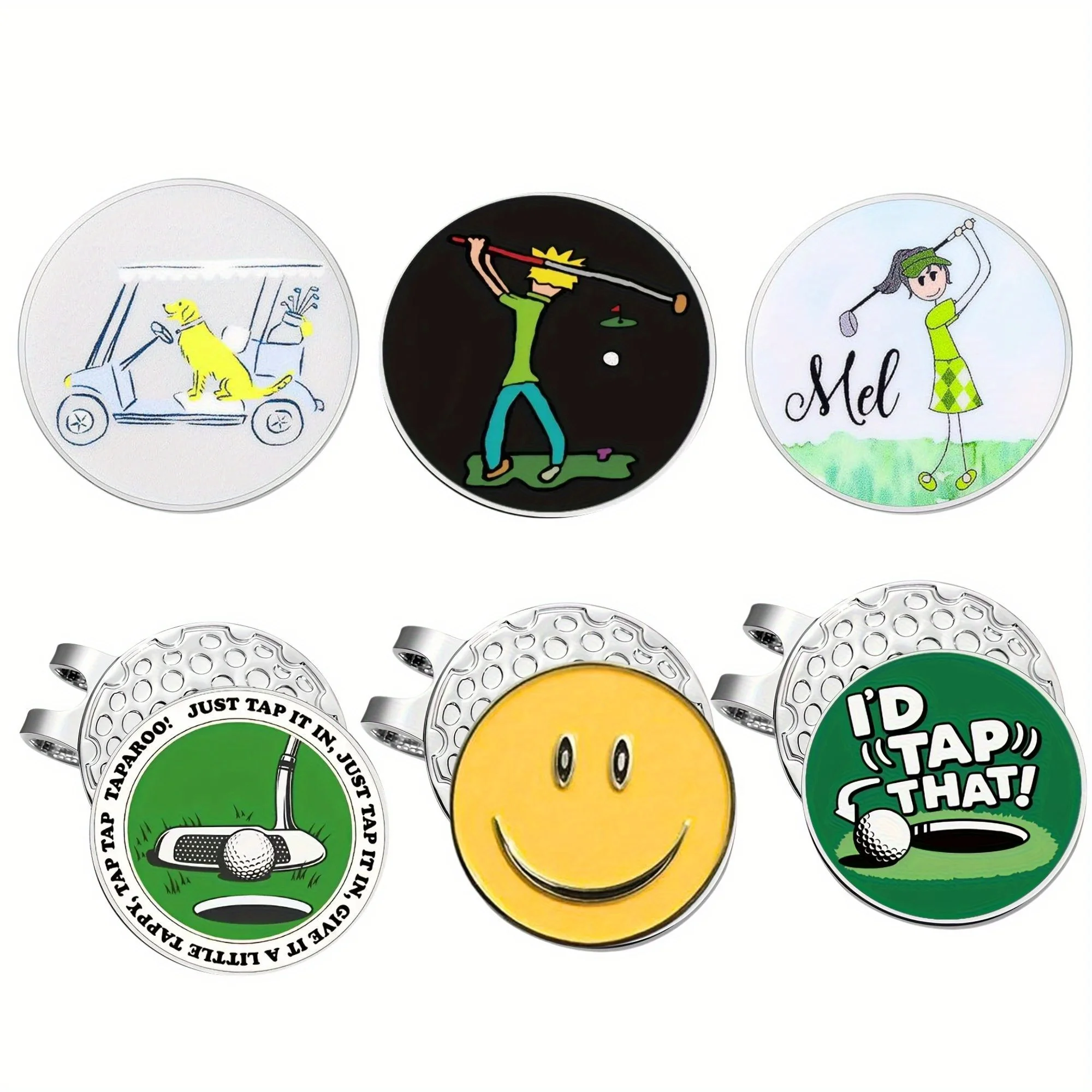 6 пунктов, забавные маркеры для мячей для гольфа, различные узоры, стоимость, подарки для гольфа, зажимы для кепок для гольфа, наборы аксессуаров для парковки для мужчин, женщин, игроков в гольф
6 пунктов, забавные маркеры для мячей для гольфа, различные узоры, стоимость, подарки для гольфа, зажимы для кепок для гольфа, наборы аксессуаров для парковки для мужчин, женщин, игроков в гольф