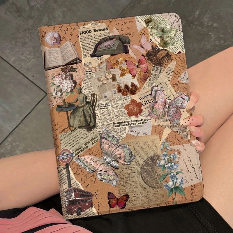 Smart Case with Pen Holder for IPad 10.2 Case 7/8/9th Gen Air 5th 4th 10.9 IPad Mini6 8.3 Pro 11 2nd 3rd 4th Vintage Butterfly
Smart Case with Pen Holder for IPad 10.2 Case 7/8/9th Gen Air 5th 4th 10.9 IPad Mini6 8.3 Pro 11 2nd 3rd 4th Vintage Butterfly
