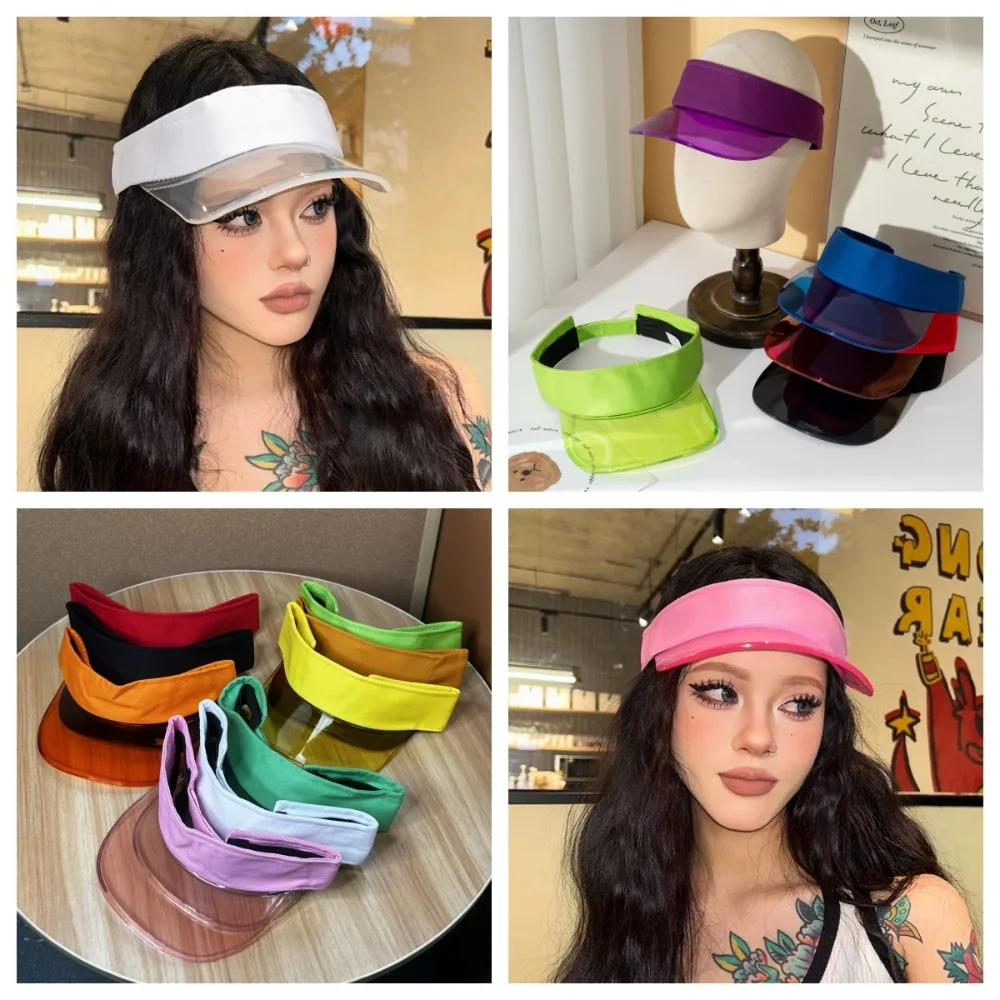 Fashion UV Protection Leopard Print Visor Cap Sunscreen Cool Transparent Hollow Hat Adjustable Solid Color Sun Hat Camping
Fashion UV Protection Leopard Print Visor Cap Sunscreen Cool Transparent Hollow Hat Adjustable Solid Color Sun Hat Camping