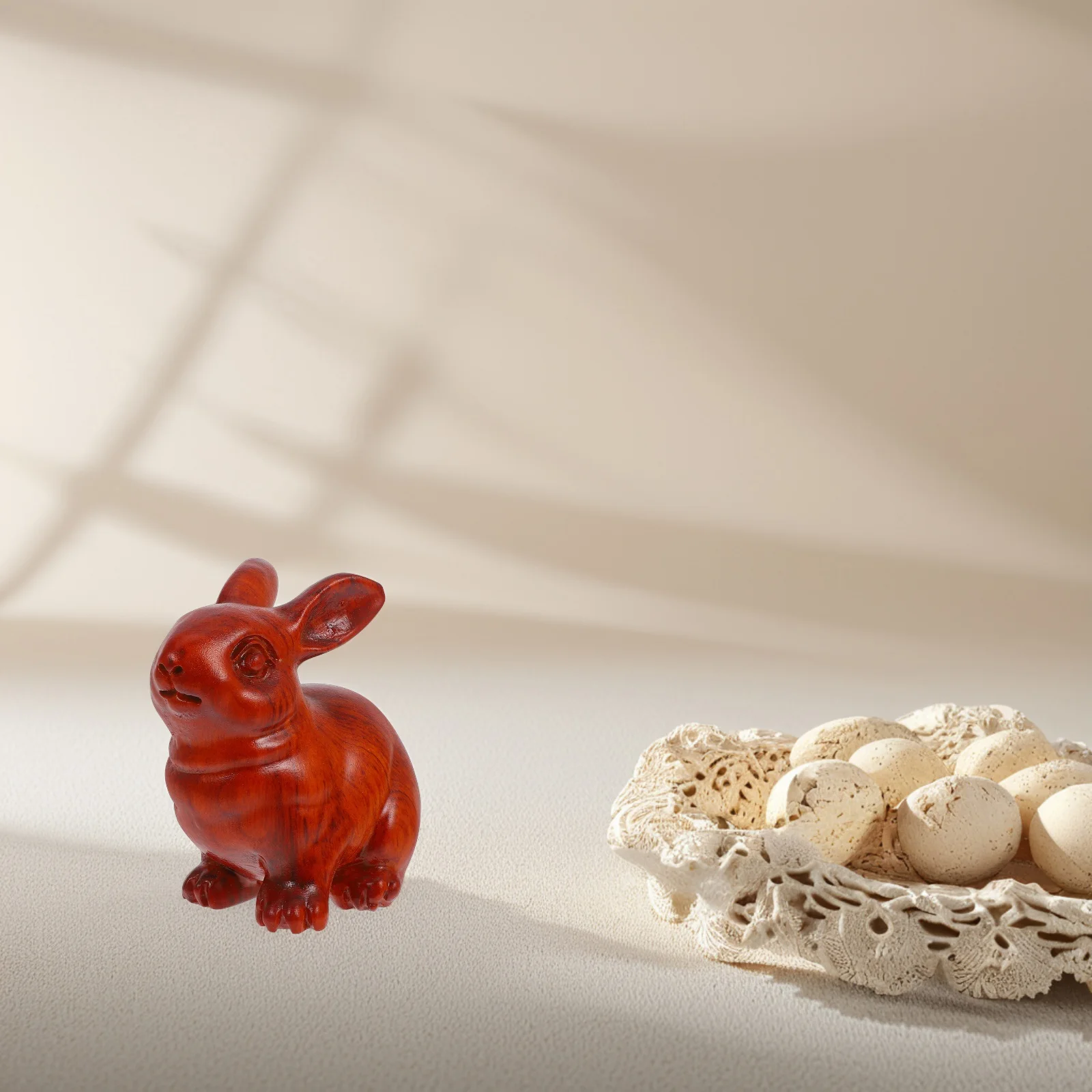 Easter Bunny Ornaments Charming Rabbit Figurine Home Office Decor Wooden Carving Statue Desktop Tabletop Small Toy Living Room
Easter Bunny Ornaments Charming Rabbit Figurine Home Office Decor Wooden Carving Statue Desktop Tabletop Small Toy Living Room