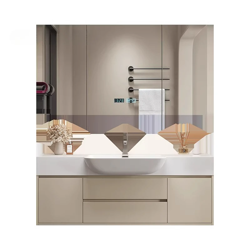 Bathroom Cabinet Combination Corian Skin Sense Integrated Basin Wash Table Bathroom Wash Face
Bathroom Cabinet Combination Corian Skin Sense Integrated Basin Wash Table Bathroom Wash Face