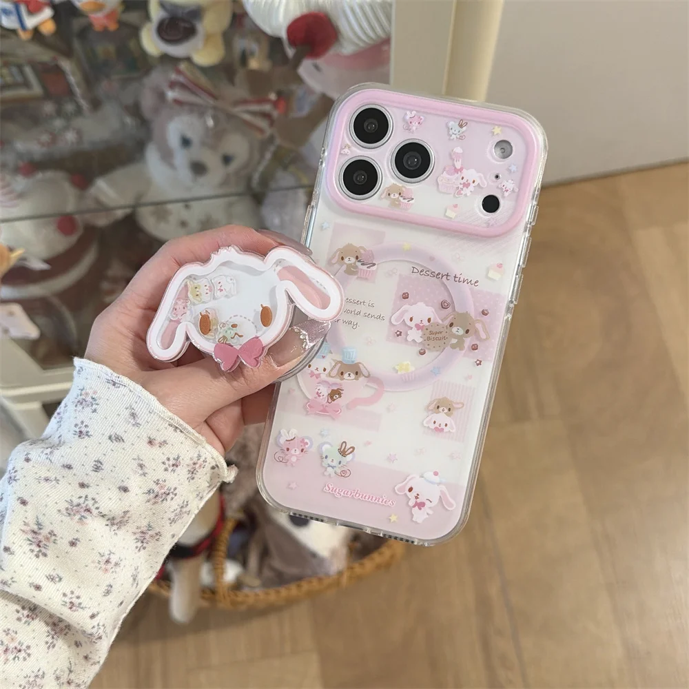 Kawaii Dessert Bunny Magnetic Phone Case for iPhone 17 16 15 Max 16 Pro Max 17 Pro Cases With Magsafe Shake Stand Cartoon Cover
Kawaii Dessert Bunny Magnetic Phone Case for iPhone 17 16 15 Max 16 Pro Max 17 Pro Cases With Magsafe Shake Stand Cartoon Cover