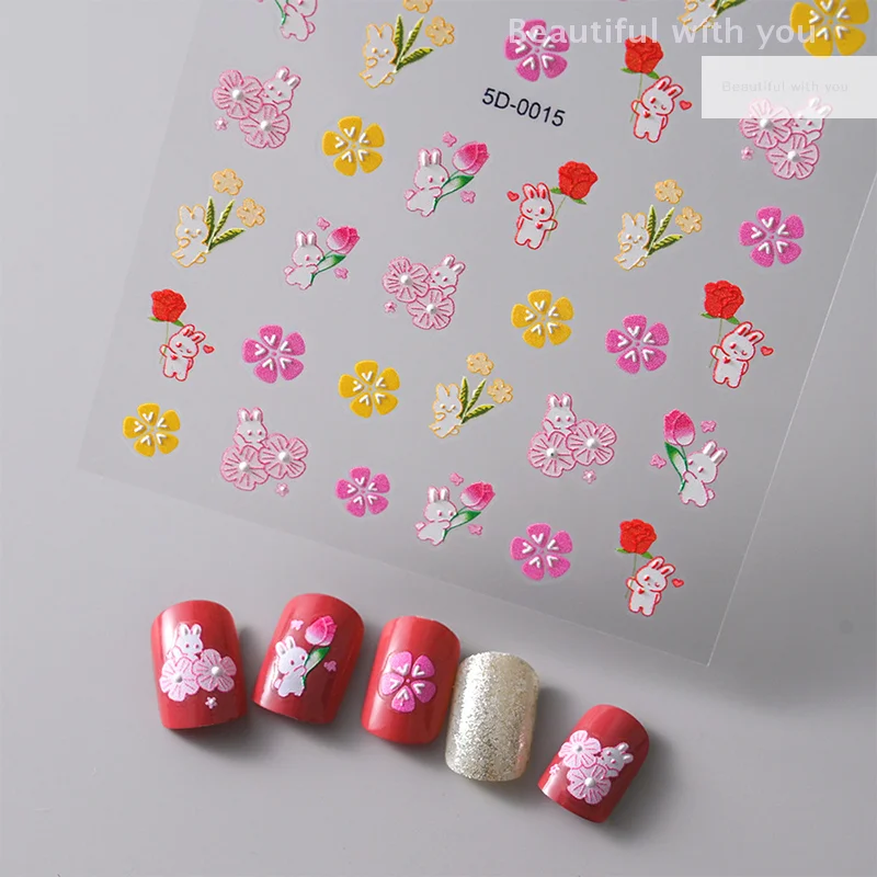 NewDopamine Colored Relief Nail Stickers Cartoon Line Flower Pink Sweet Style Cute Nail Sticker Nail Art DIY Decoration
NewDopamine Colored Relief Nail Stickers Cartoon Line Flower Pink Sweet Style Cute Nail Sticker Nail Art DIY Decoration