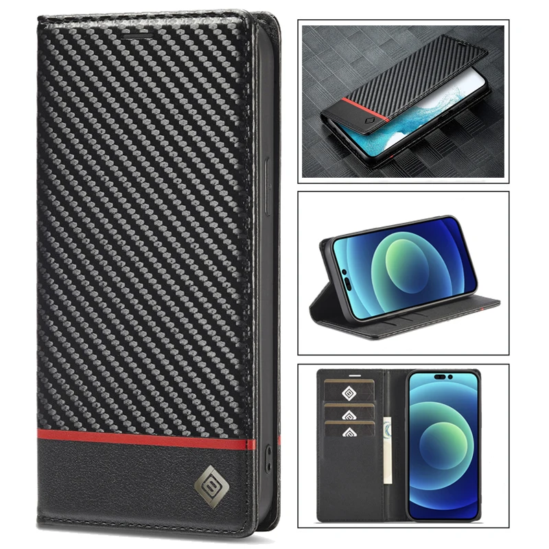 Carbon Fiber Wallet Flip Phone Case For iPhone 15 14 Plus 13 12 Mini 11 Pro Max 15Plus ip15 Cover Leather Protective Card Bag
Carbon Fiber Wallet Flip Phone Case For iPhone 15 14 Plus 13 12 Mini 11 Pro Max 15Plus ip15 Cover Leather Protective Card Bag