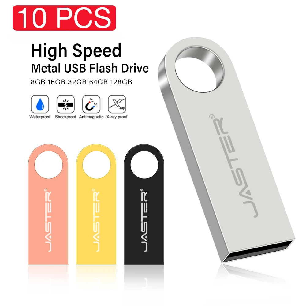 10 PCS LOT 10 Color USB Flash Drive 4/8/16/32gb Pendrive USB Flash Stick Pen Drive Waterproof 128GB Metal Memory Stick
10 PCS LOT 10 Color USB Flash Drive 4/8/16/32gb Pendrive USB Flash Stick Pen Drive Waterproof 128GB Metal Memory Stick