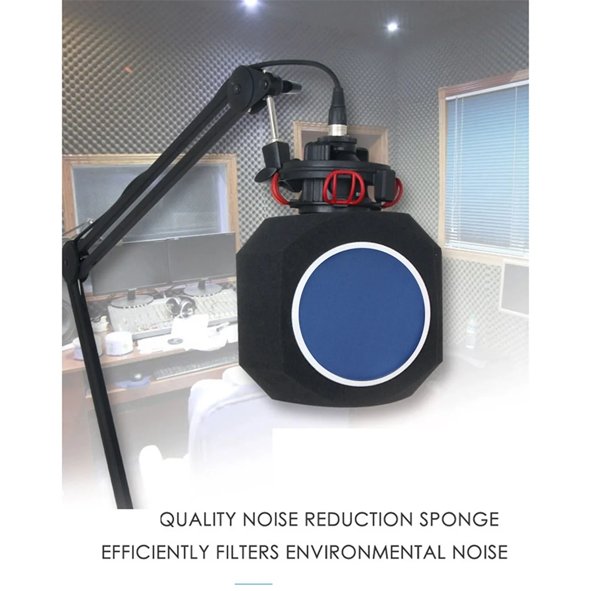 Microphone Wind Shield Pop-Filter Isolation Ball Acoustic for Record Studios Mic Sound-Absorbing Foam Five-Sided Seal HOT
Microphone Wind Shield Pop-Filter Isolation Ball Acoustic for Record Studios Mic Sound-Absorbing Foam Five-Sided Seal HOT