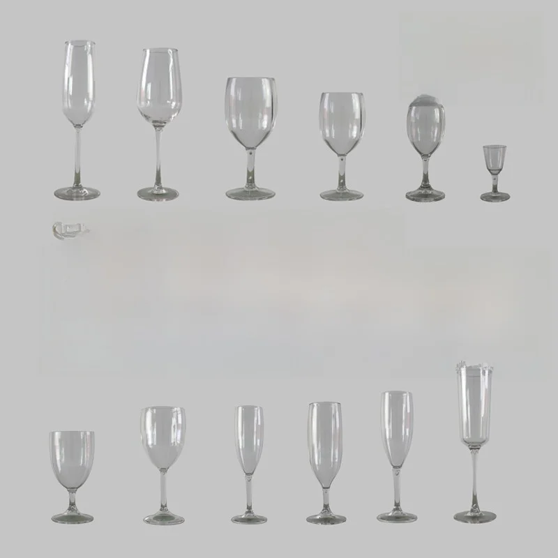 Acrylic Plastic Highball Glasses Red Wine Champagne Cup Transparent Disposable Children's Bar Glasses Craft Crystal Pure Color
Acrylic Plastic Highball Glasses Red Wine Champagne Cup Transparent Disposable Children's Bar Glasses Craft Crystal Pure Color