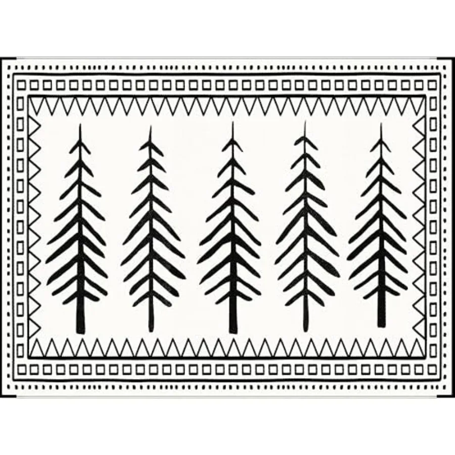 RV Outdoor Rug 9'×12' Plastic Straw Waterproof Lightweight Reversible Patio Mat Pine Tree Print with Storage Bag for Camper Und
RV Outdoor Rug 9'×12' Plastic Straw Waterproof Lightweight Reversible Patio Mat Pine Tree Print with Storage Bag for Camper Und