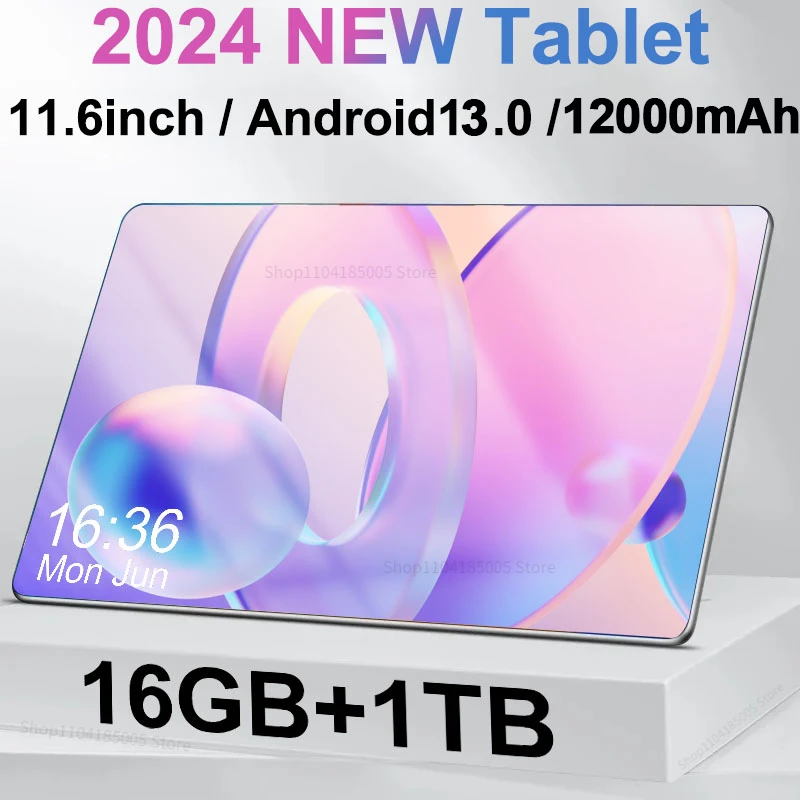 2025 New 5G Tablet 11.6 inch Android 13.0 Phablet MTK6797 16GB RAM 1TB ROM Tablet PC Dual Cameras Dual sim card Wifi Type-c
2025 New 5G Tablet 11.6 inch Android 13.0 Phablet MTK6797 16GB RAM 1TB ROM Tablet PC Dual Cameras Dual sim card Wifi Type-c