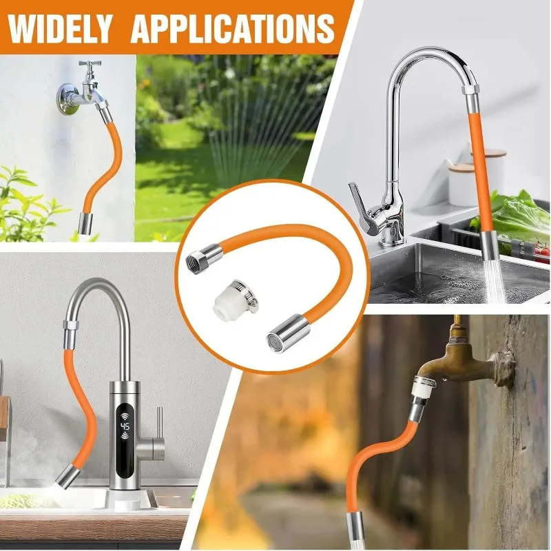 Faucet Extender Extension Pipe Universal Universal Shaping Hose Splash Head Extension Nozzle for Vegetable Washing Pool accesorios de baño accesorios de cocina grifo de agua shower accessories
Faucet Extender Extension Pipe Universal Universal Shaping Hose Splash Head Extension Nozzle for Vegetable Washing Pool accesorios de baño accesorios de cocina grifo de agua shower accessories