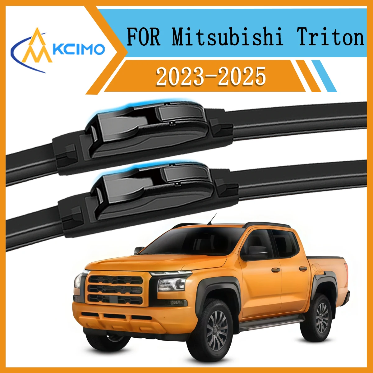 Front Pair Beam Wiper Blades For Mitsubishi Triton LC/MV 2023-2025 Ultra Quiet Windshield Wiper Set Direct Replacement
Front Pair Beam Wiper Blades For Mitsubishi Triton LC/MV 2023-2025 Ultra Quiet Windshield Wiper Set Direct Replacement