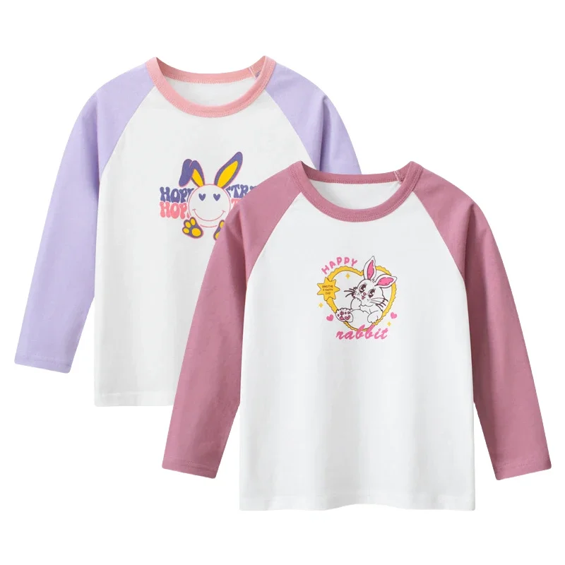 2025 Children's Clothing New Spring Autumn Cartoon Rabbit Letter Kids Long-sleeved T-shirt Girls Bottoming Shirt Baby Clothes
2025 Children's Clothing New Spring Autumn Cartoon Rabbit Letter Kids Long-sleeved T-shirt Girls Bottoming Shirt Baby Clothes