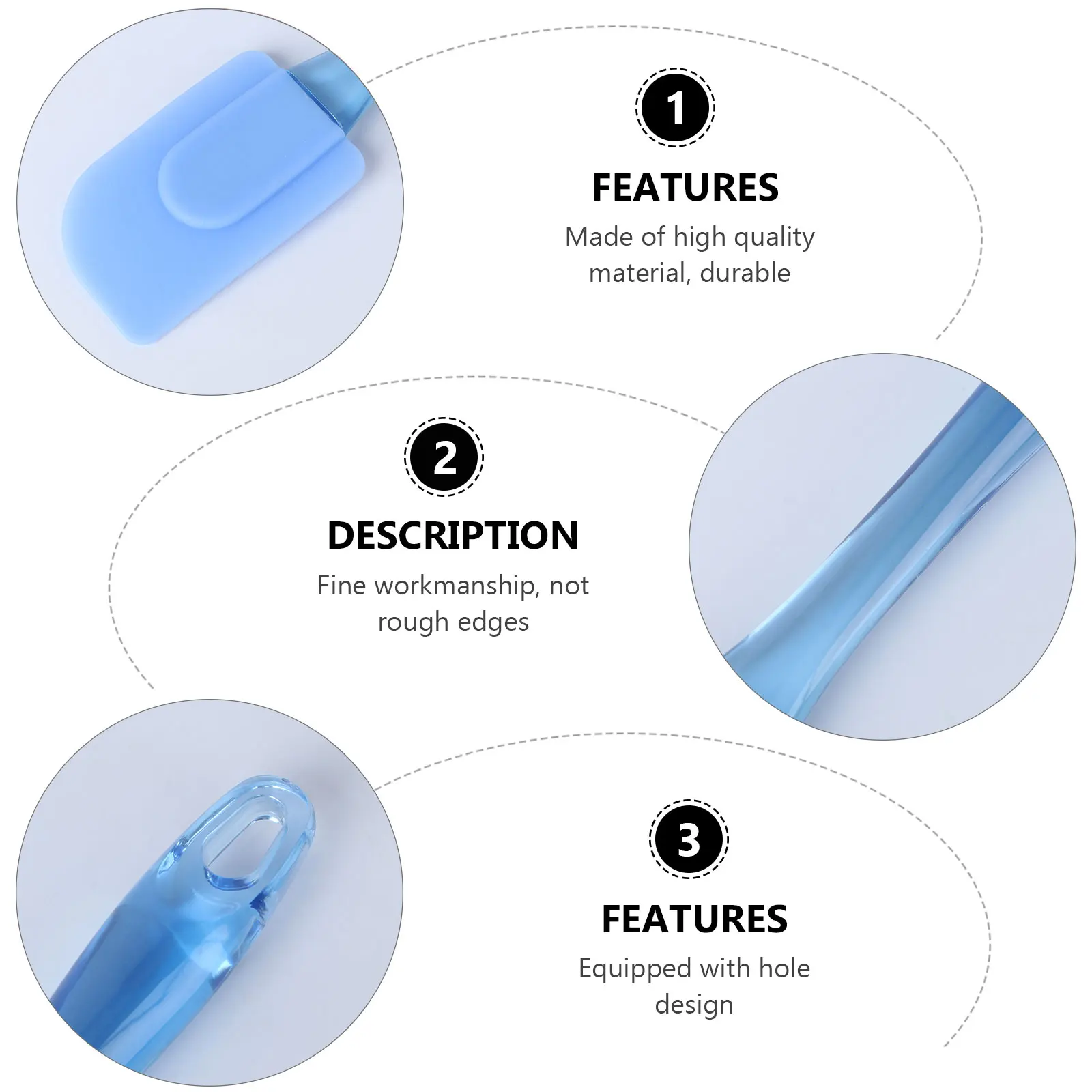 3 Pcs Blue Silicone Spatula Scraper Non Stick Heat Resistant Safe Material Baking Tools Easy Clean Dishwasher Oven Microwave
3 Pcs Blue Silicone Spatula Scraper Non Stick Heat Resistant Safe Material Baking Tools Easy Clean Dishwasher Oven Microwave