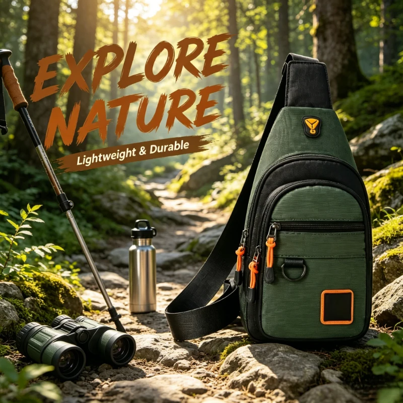 Male Lightweight Water-resistant Chest Shoulder Bag, Crossbody Carry Bag for Outdoor Biking, Hiking & Journeys
Male Lightweight Water-resistant Chest Shoulder Bag, Crossbody Carry Bag for Outdoor Biking, Hiking & Journeys