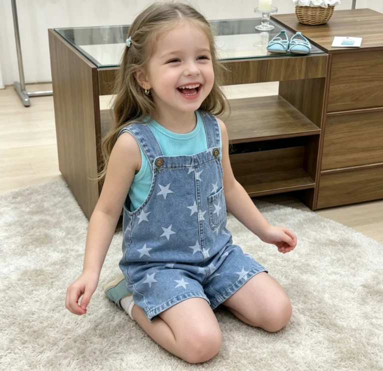 Girls Suit 2026 Spring and Summer New Children's Clothing Korean Style Girl Baby Casual Vest Denims Suspender Shorts Two Sets
Girls Suit 2026 Spring and Summer New Children's Clothing Korean Style Girl Baby Casual Vest Denims Suspender Shorts Two Sets