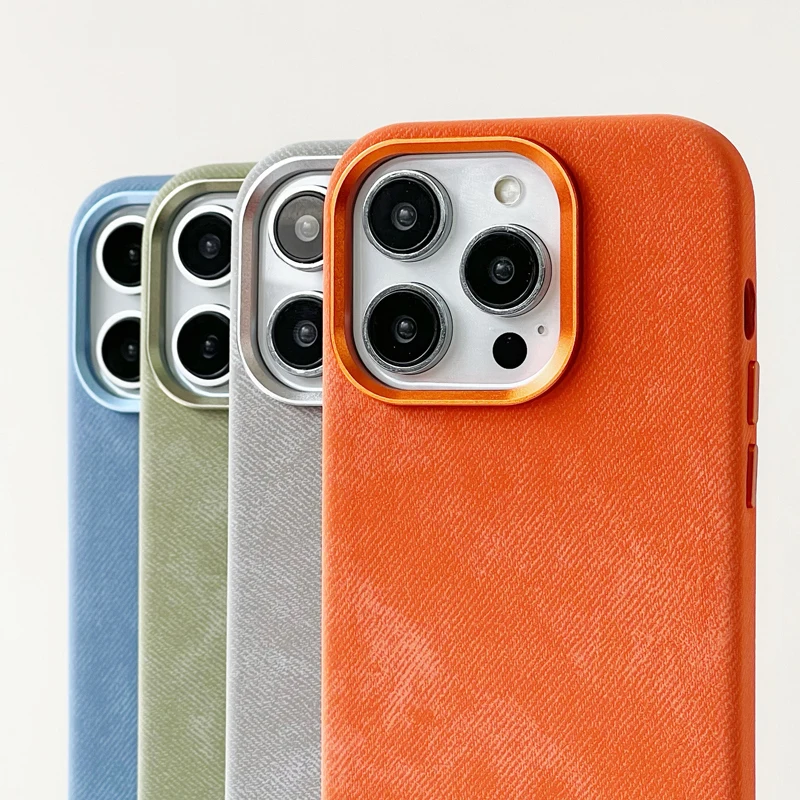 Luxury Flannel Wireless Charging MagSafe Phone Case For iPhone 16pro max 14 15 Pro 13 15 Alloy Lens Protective Fabric Hard Cover
Luxury Flannel Wireless Charging MagSafe Phone Case For iPhone 16pro max 14 15 Pro 13 15 Alloy Lens Protective Fabric Hard Cover