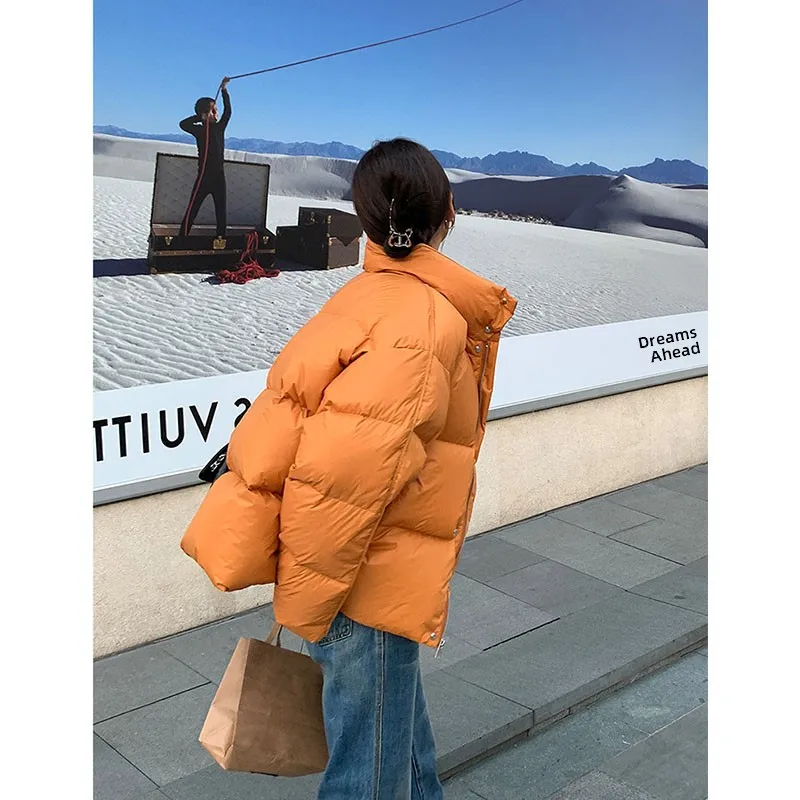 Премиум-пальто цвета тыквы с воротником-стойкой, утепленное, для женщин, зимняя верхняя одежда, модное, для повседневной носки, из утолщенного полиэфирного волокна
Премиум-пальто цвета тыквы с воротником-стойкой, утепленное, для женщин, зимняя верхняя одежда, модное, для повседневной носки, из утолщенного полиэфирного волокна