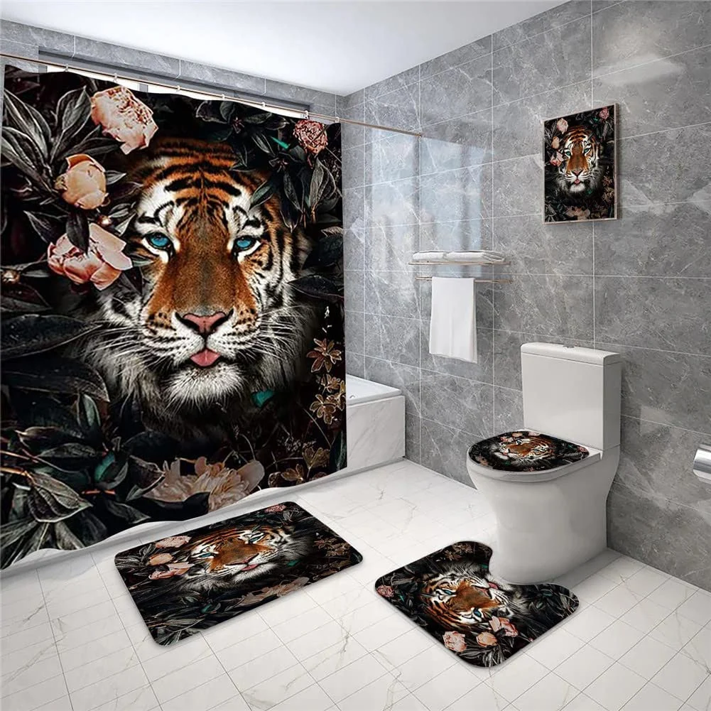 Home Décor Shower Curtains Bathroom Shower Curtain Decoration Printed Animal Shower Curtain Set Shower Curtain
Home Décor Shower Curtains Bathroom Shower Curtain Decoration Printed Animal Shower Curtain Set Shower Curtain