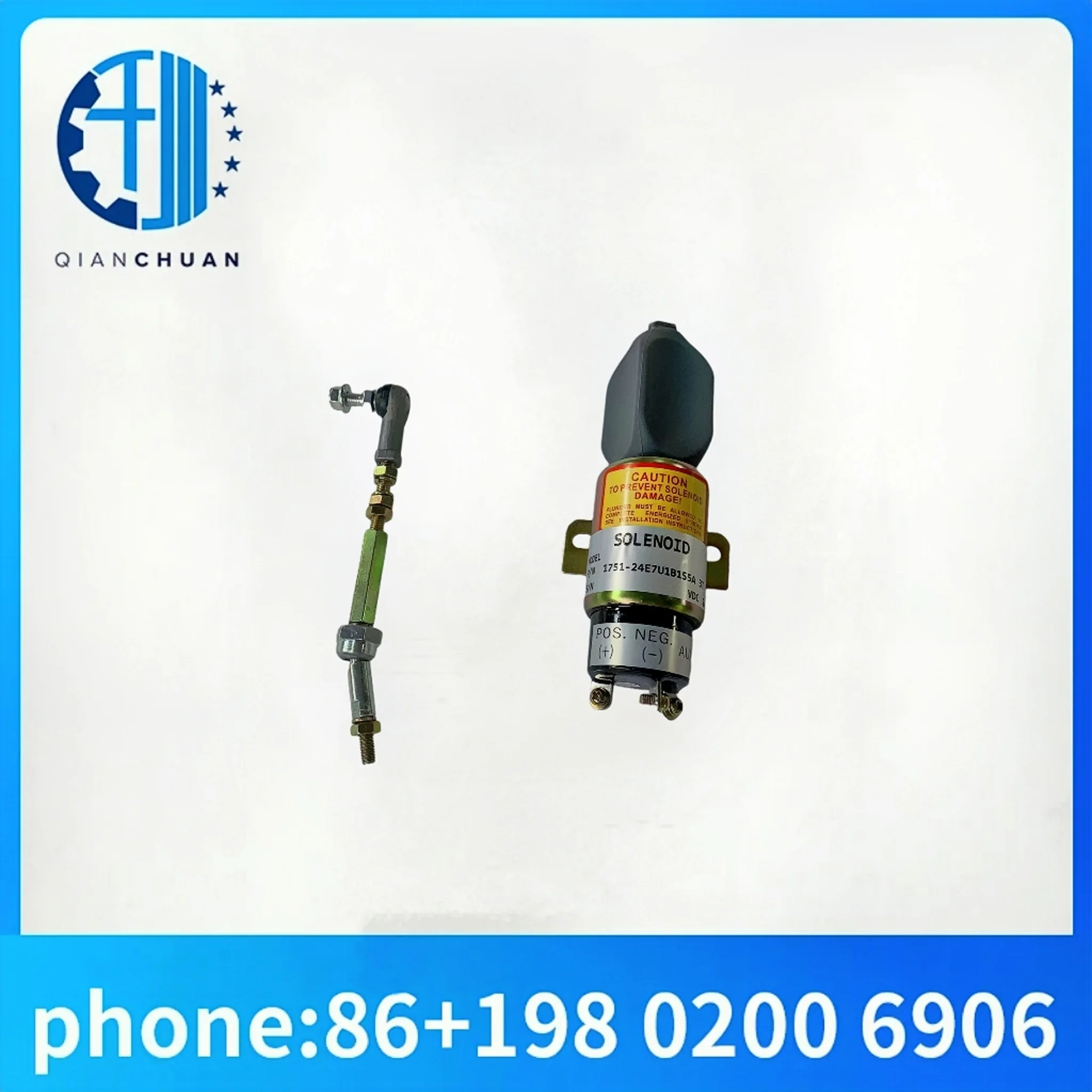 3864274 Соленоид отключения подачи топлива 1751-24E7U1B1S5A для двигателя Mitsubishi S6K 6D31 6D14
3864274 Соленоид отключения подачи топлива 1751-24E7U1B1S5A для двигателя Mitsubishi S6K 6D31 6D14