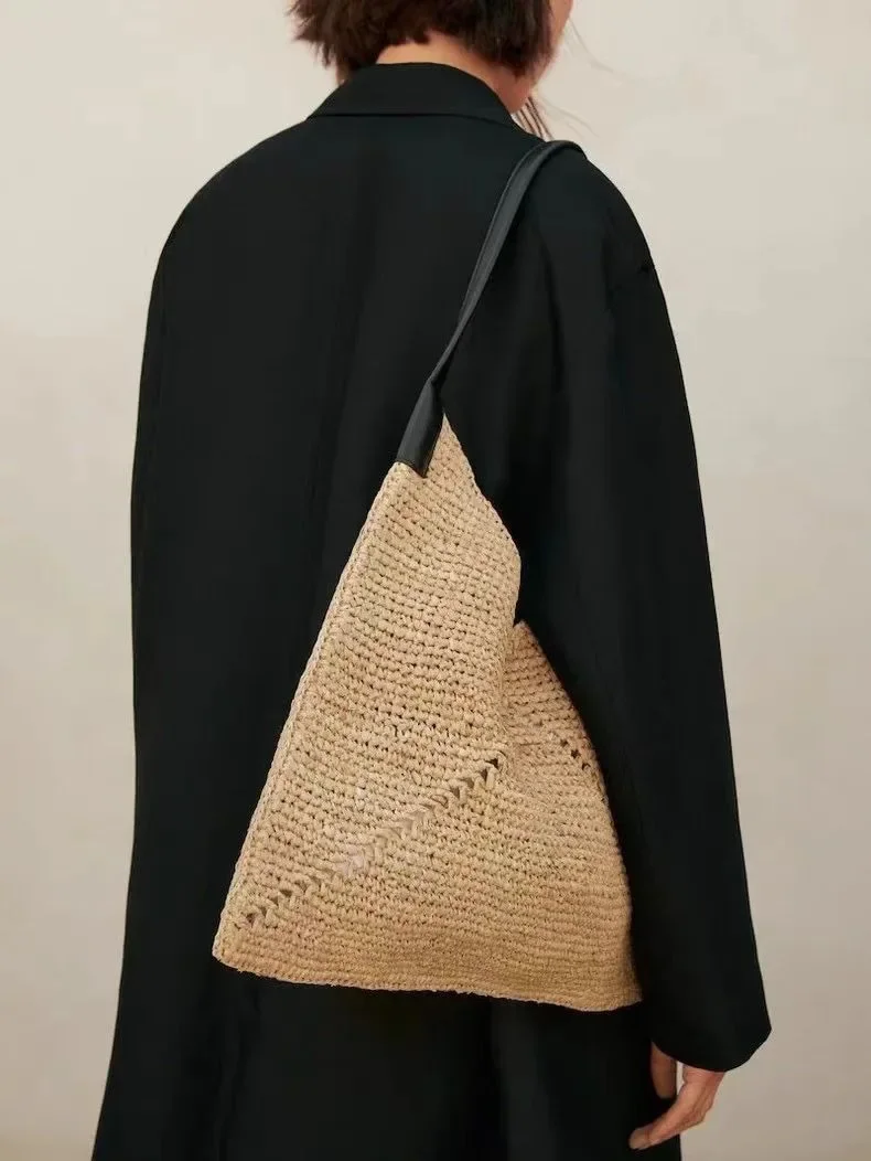 Rattan Tote Bag, Straw Woven Handbag,Fashionable Handmade Shoulder Handbags For Women Elegant Purse
Rattan Tote Bag, Straw Woven Handbag,Fashionable Handmade Shoulder Handbags For Women Elegant Purse