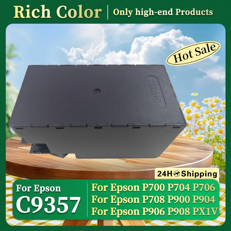 C9357 SCMB1 Коробка для обслуживания чернил для принтера Epson Surecolor SC-P700 P704 P706 P708 P900 P904 P906 P908 PX1V PX1VL Коробка для отработанных чернил
C9357 SCMB1 Коробка для обслуживания чернил для принтера Epson Surecolor SC-P700 P704 P706 P708 P900 P904 P906 P908 PX1V PX1VL Коробка для отработанных чернил