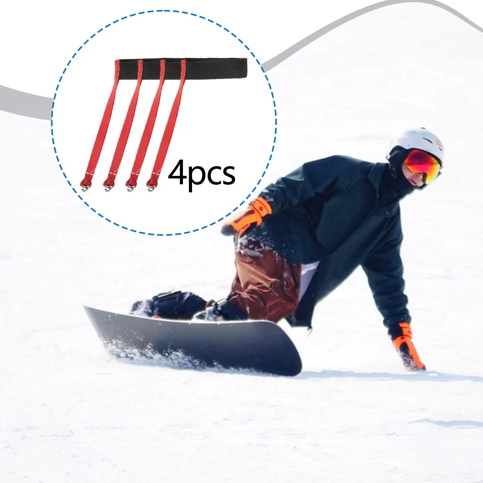 Flexible Ski Gloves Strap Metal Hook Wristbands Secure Attachment Accessory for Outdoor Winter Activities
Flexible Ski Gloves Strap Metal Hook Wristbands Secure Attachment Accessory for Outdoor Winter Activities
