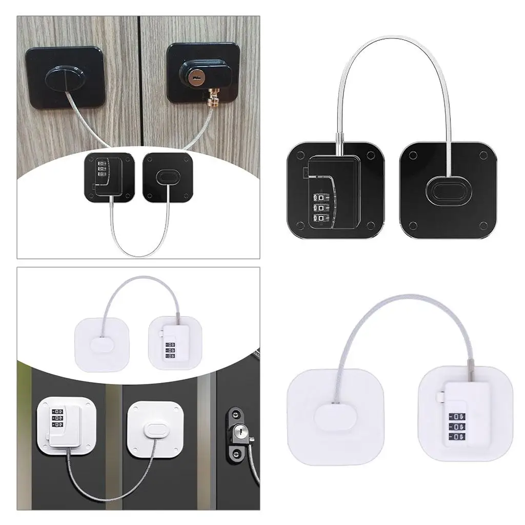 Refrigerator Locks Combination Coded Fridge Locks Freezer Child Door Locks with Strong No Keys Needed
Refrigerator Locks Combination Coded Fridge Locks Freezer Child Door Locks with Strong No Keys Needed
