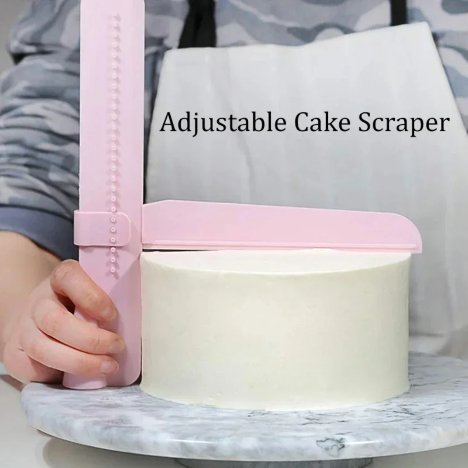 Cake Scraper Convenient Adjustable Fondant Spatulas Cake Edge Smoother Cream Decorating DIY Bakeware Tableware Cake Tool
Cake Scraper Convenient Adjustable Fondant Spatulas Cake Edge Smoother Cream Decorating DIY Bakeware Tableware Cake Tool
