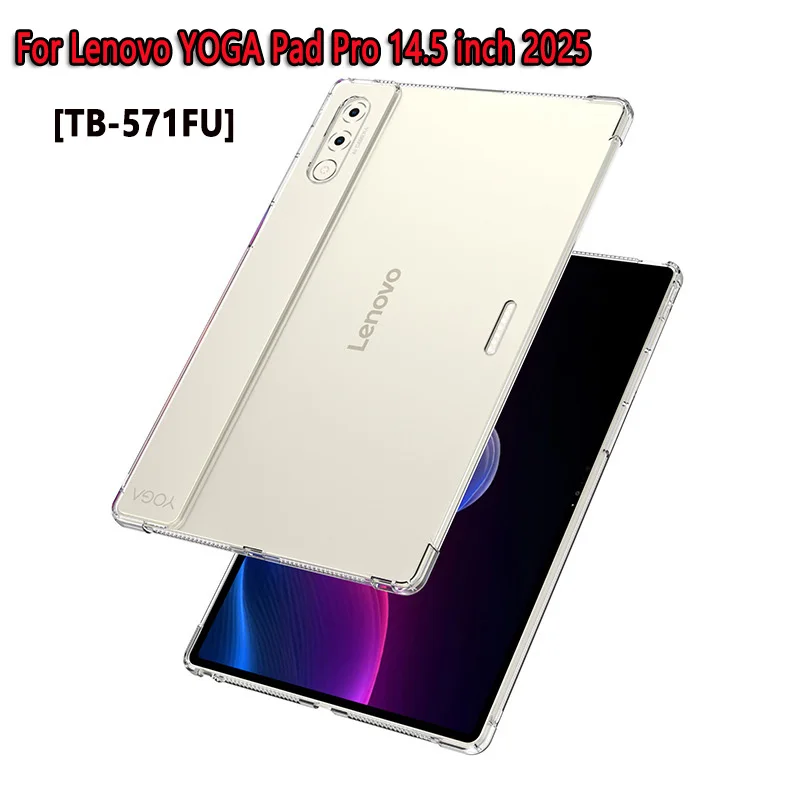For Lenovo YOGA Pad Pro 14.5" 2025 Case Yoga Pad Pro TB571FU 14.5 inch Airbag Silicone Cover Clear Funda Anti-drop Tablet shell
For Lenovo YOGA Pad Pro 14.5" 2025 Case Yoga Pad Pro TB571FU 14.5 inch Airbag Silicone Cover Clear Funda Anti-drop Tablet shell