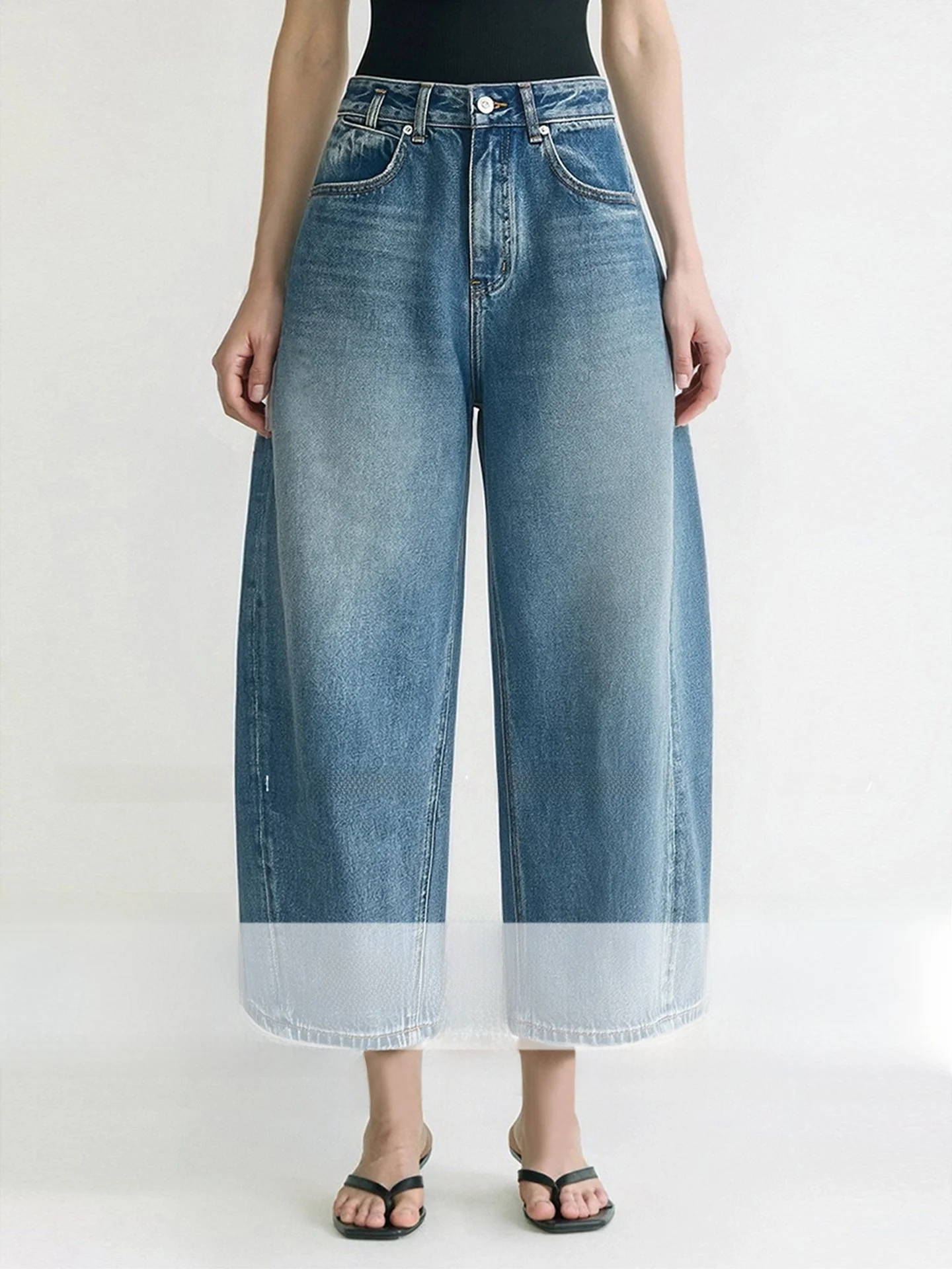 Женские джинсы с высокой талией и широкими штанинами из хлопка, новинка весны, повседневные, модные, с высокой эластичностью, из длинноволокнистого хлопка
Женские джинсы с высокой талией и широкими штанинами из хлопка, новинка весны, повседневные, модные, с высокой эластичностью, из длинноволокнистого хлопка