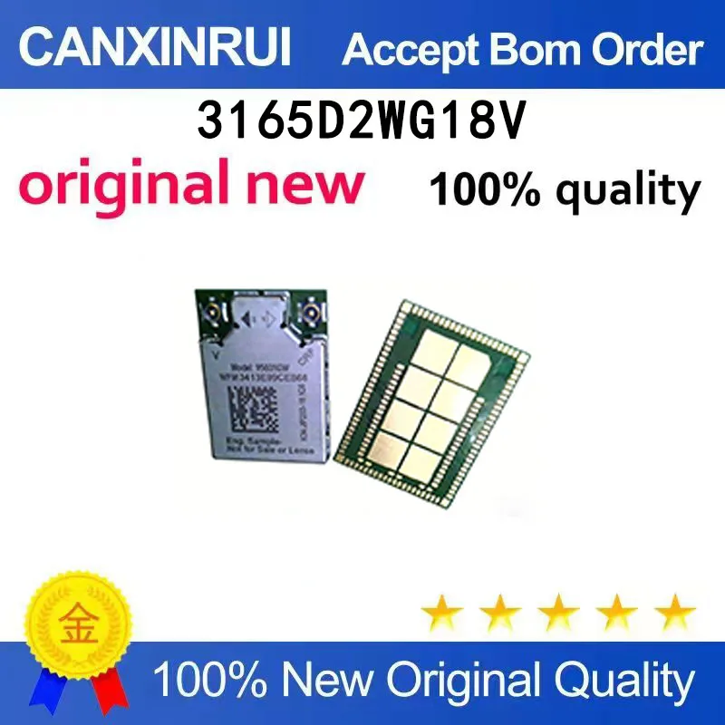 (5-100 pieces)3165D2W 3165D2WG18V 7265D2W 8265D2W 8260D2W 9560D2W WIFI module
(5-100 pieces)3165D2W 3165D2WG18V 7265D2W 8265D2W 8260D2W 9560D2W WIFI module
