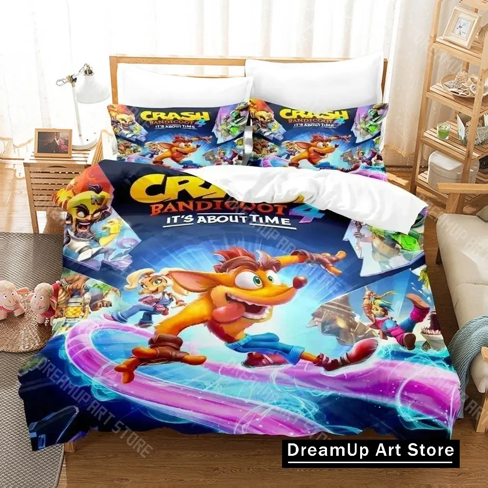 3D Print Crash Bandicoot Game Bedding Set Boys Girls Twin Queen King Size Duvet Cover Pillowcase Bed boys Adult
3D Print Crash Bandicoot Game Bedding Set Boys Girls Twin Queen King Size Duvet Cover Pillowcase Bed boys Adult