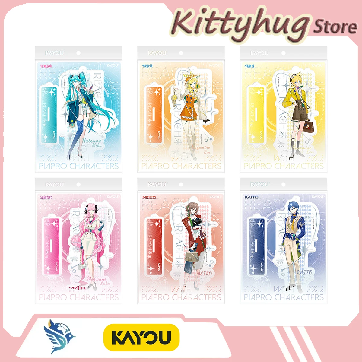 Kayou Hatsune Miku Reach Standing Sign Acrylic Toy Decoration Anime-Related Trading Cards Children'S Gifts
Kayou Hatsune Miku Reach Standing Sign Acrylic Toy Decoration Anime-Related Trading Cards Children'S Gifts