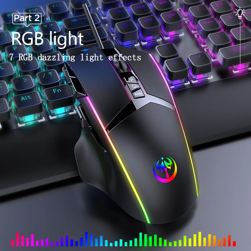 Проводная мышь с эффектом освещения RGB, игровая макропрограммирование, 11-клавишная мышь с подсветкой, 6-скоростная периферия для офиса, дома, настольного ноутбука
Проводная мышь с эффектом освещения RGB, игровая макропрограммирование, 11-клавишная мышь с подсветкой, 6-скоростная периферия для офиса, дома, настольного ноутбука