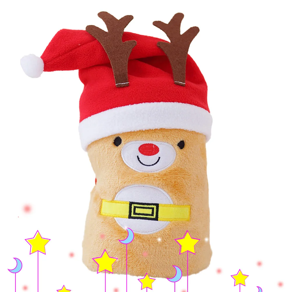 Elk Flannel Blanket Lightweight Cartoon Deer Pattern Kids Sleeping Couch Pet Blanket Christmas Hat Realistic Modeling
Elk Flannel Blanket Lightweight Cartoon Deer Pattern Kids Sleeping Couch Pet Blanket Christmas Hat Realistic Modeling
