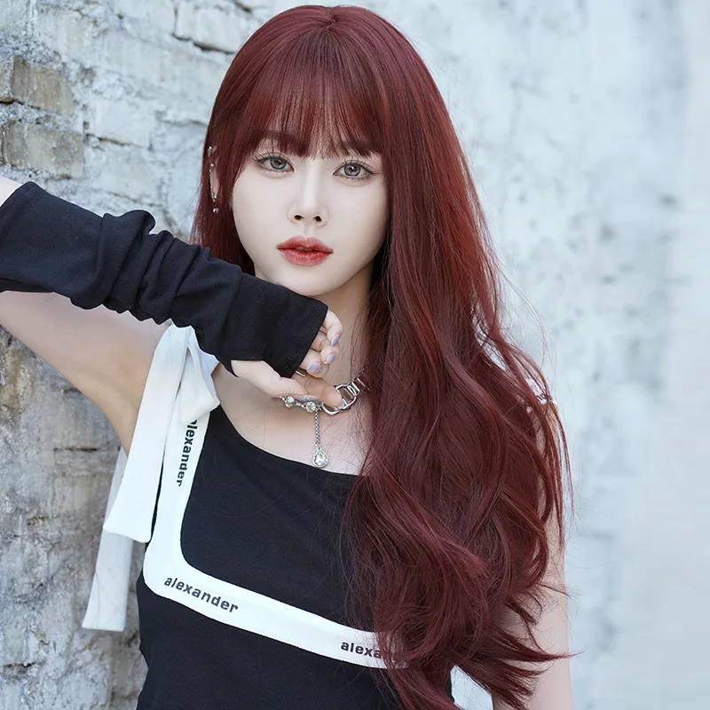 Synthetic Long Wavy Hair Wig for Women Raspberry Red Full Head Cosplay Party Daily Fashion Celebrity Style
Synthetic Long Wavy Hair Wig for Women Raspberry Red Full Head Cosplay Party Daily Fashion Celebrity Style