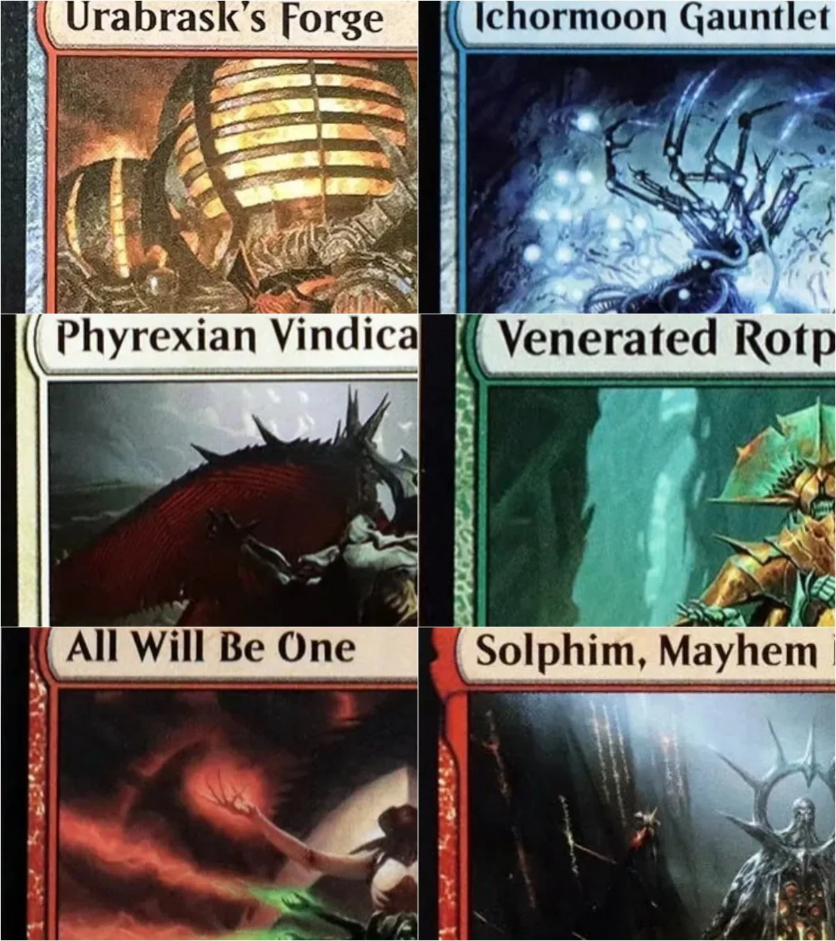 (ONE) "Urabrasks Forge/Clever Concealment" TCG Magical Proxy Black Top Quality Proxy Gathering Board Game Deck Trading Cards
(ONE) "Urabrasks Forge/Clever Concealment" TCG Magical Proxy Black Top Quality Proxy Gathering Board Game Deck Trading Cards